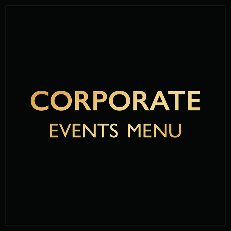 Corporate Event Menu